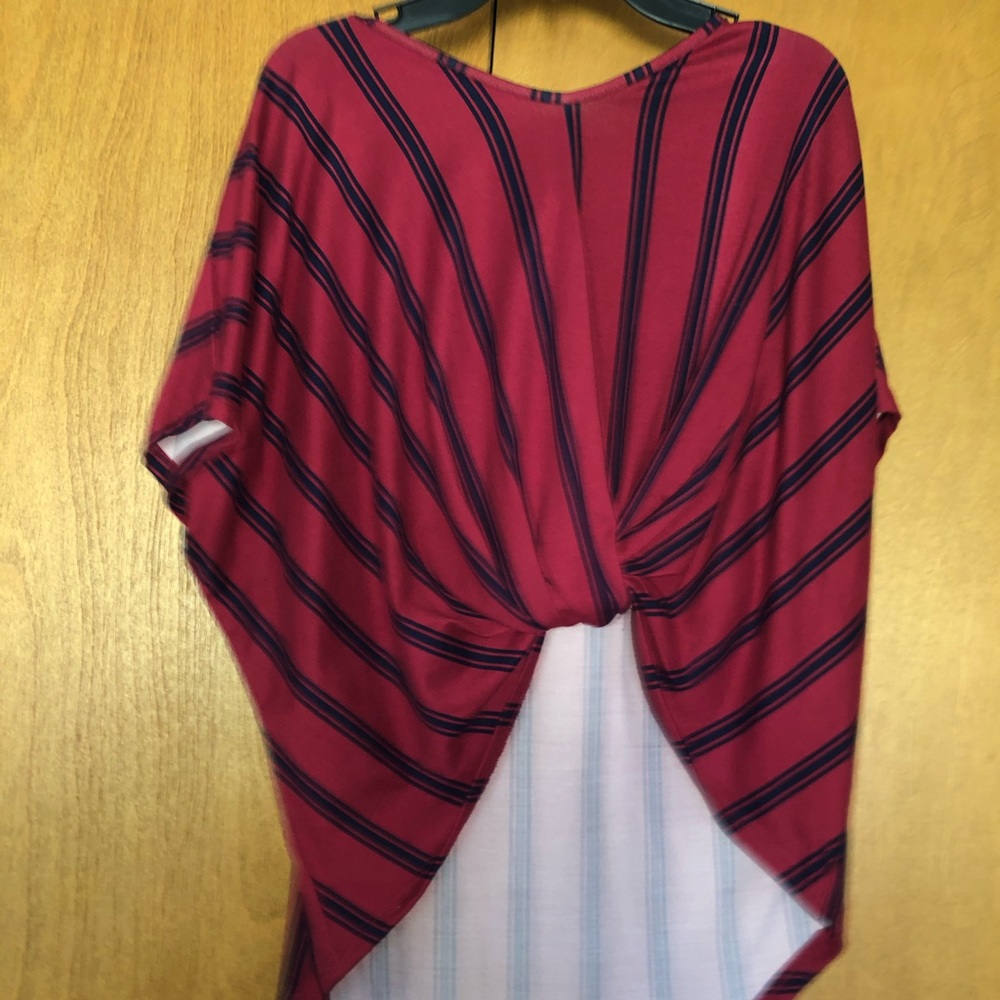 Maroon & Navy Shirt